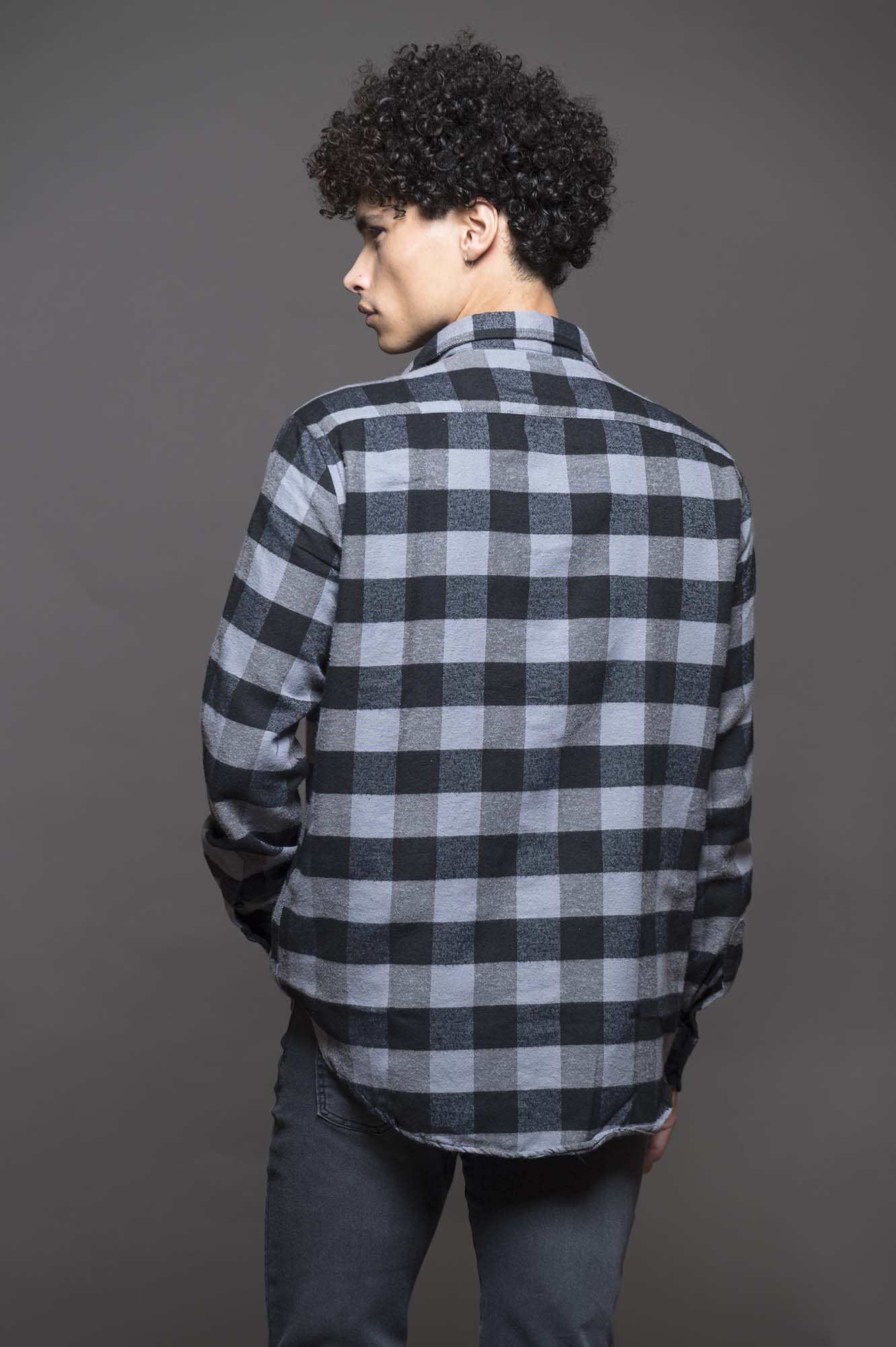 6602VIYMLGR - CAMISA JACK LEÑSP GRIS